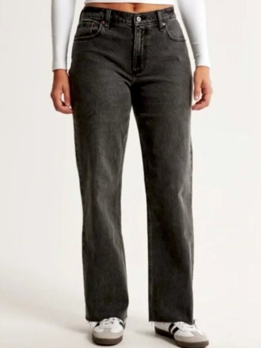 Abercrombie the Low Rise Baggy Jeans Curve Love